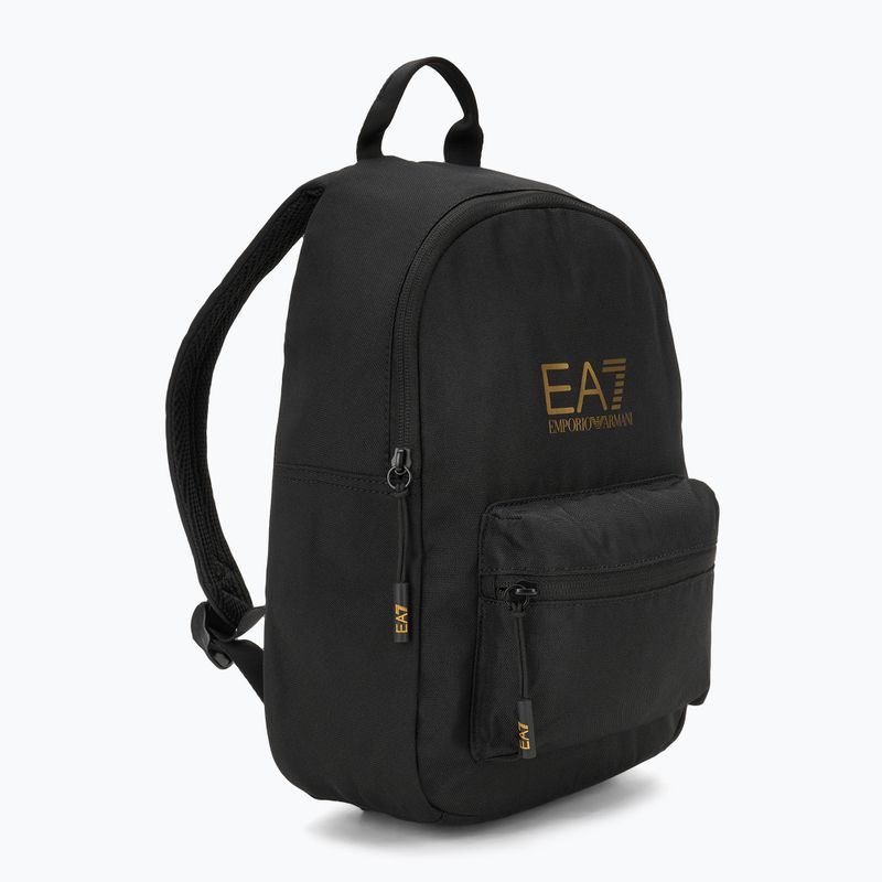 Детска градска раница EA7 Emporio Armani Train Core 6 l black / gold logo 2