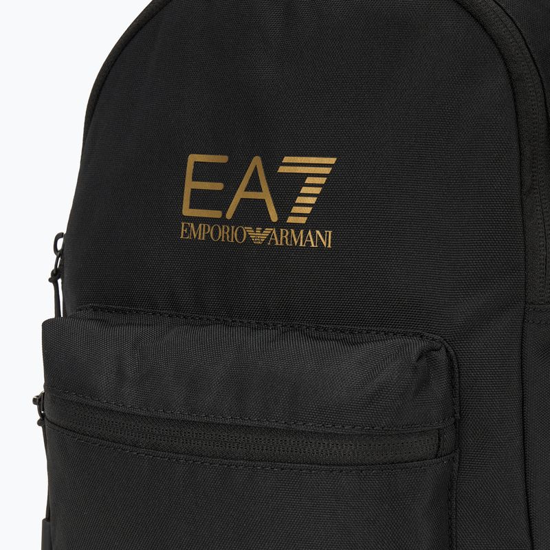 Детска градска раница EA7 Emporio Armani Train Core 6 l black / gold logo 5
