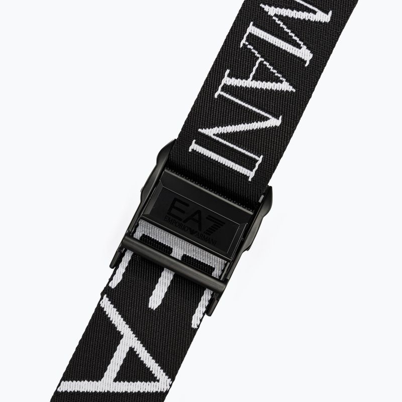 Колан за панталон EA7 Emporio Armani Allover Logo black/white 2