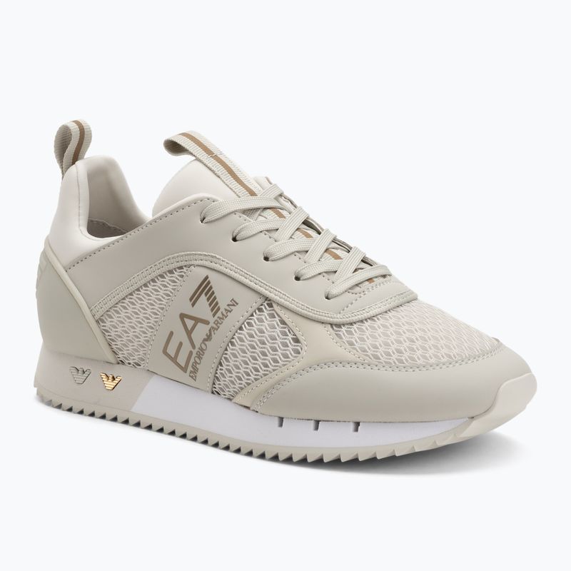 EA7 Emporio Armani Black & White Laces silver birch/gold обувки