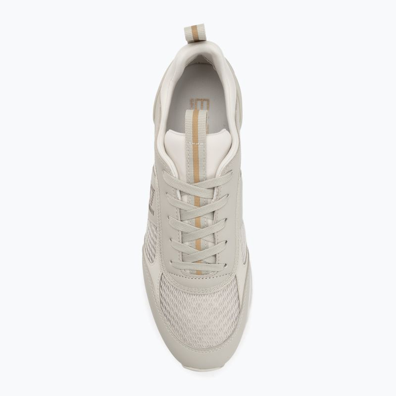 EA7 Emporio Armani Black & White Laces silver birch/gold обувки 5