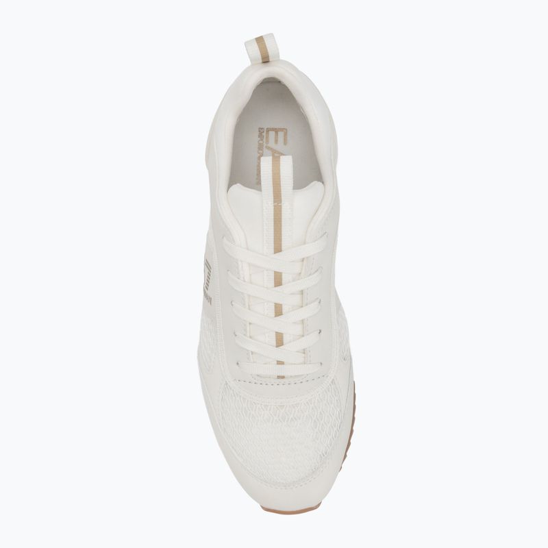 EA7 Emporio Armani Black & White Laces triple off wht/gold обувки 5