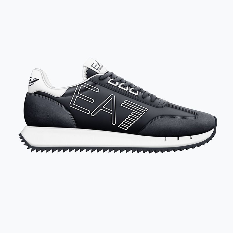 EA7 Emporio Armani Black & White Vintage перископ/бели обувки 8