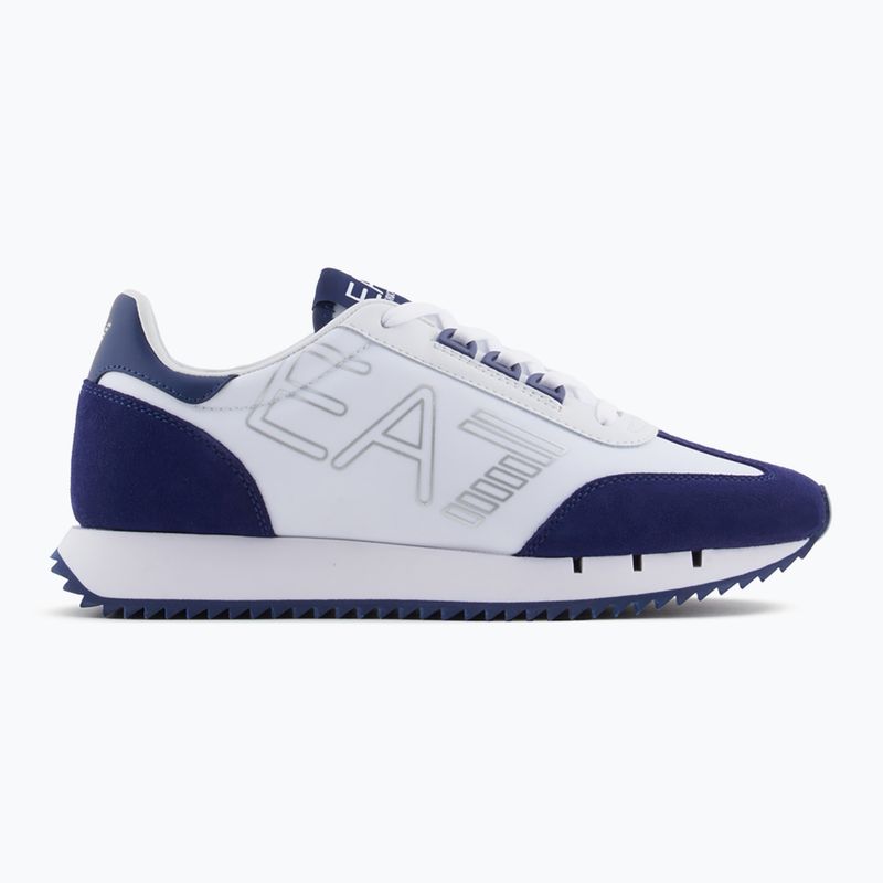 EA7 Emporio Armani Black & White Vintage бели/средновековни сини обувки