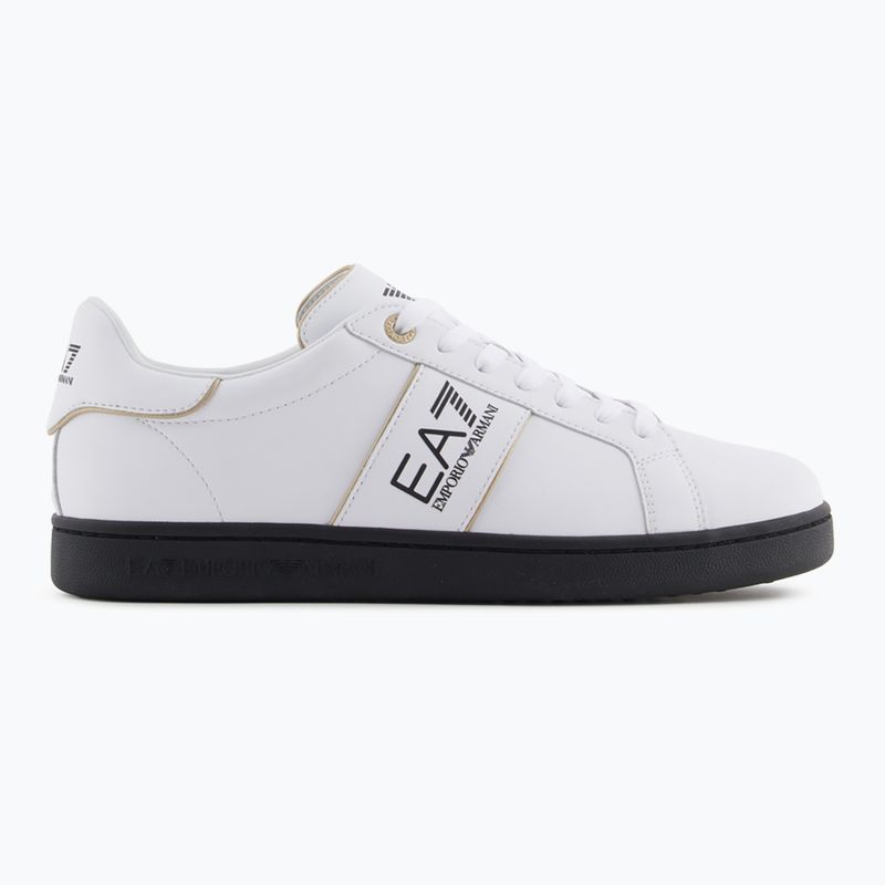EA7 Emporio Armani Classic Logo бели/златни/черни обувки