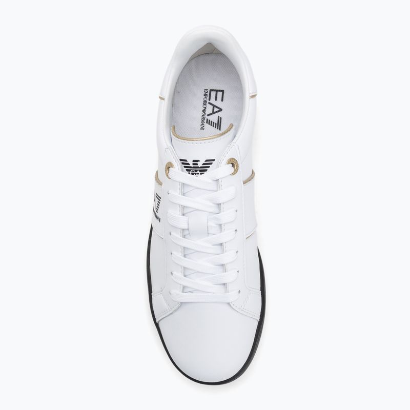 EA7 Emporio Armani Classic Logo бели/златни/черни обувки 5