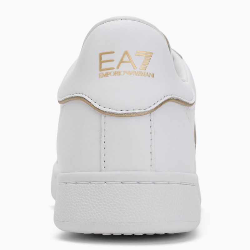 EA7 Emporio Armani Classic Logo изцяло бели/златни детайли обувки 6