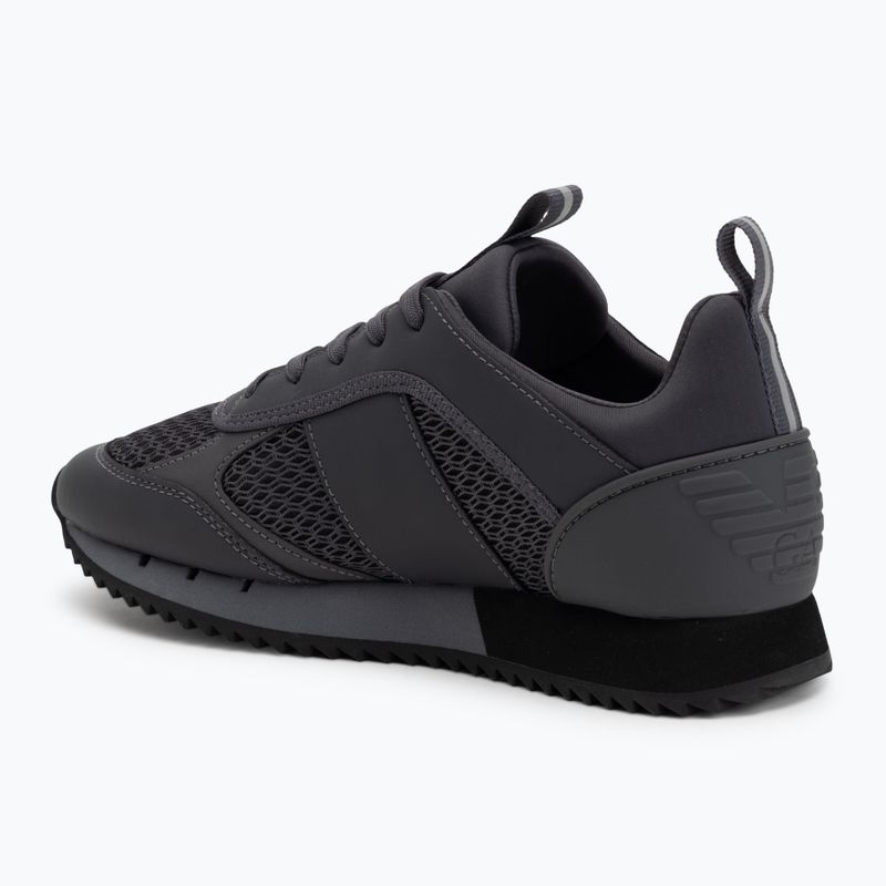 EA7 Emporio Armani Black & White Laces asphalt grey/silv.g7 обувки 3
