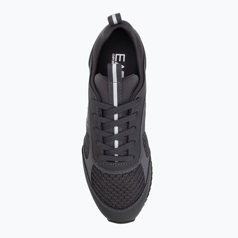 EA7 Emporio Armani Black & White Laces asphalt grey/silv.g7 обувки 5
