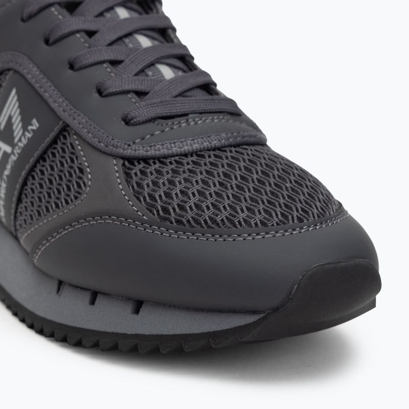 EA7 Emporio Armani Black & White Laces asphalt grey/silv.g7 обувки 7