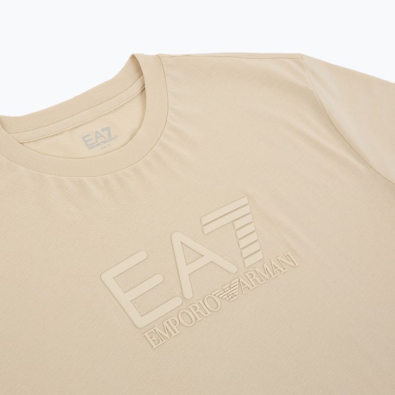 Мъжки EA7 Emporio Armani Visibility Cotton Crew тениска с бадемово мляко 3
