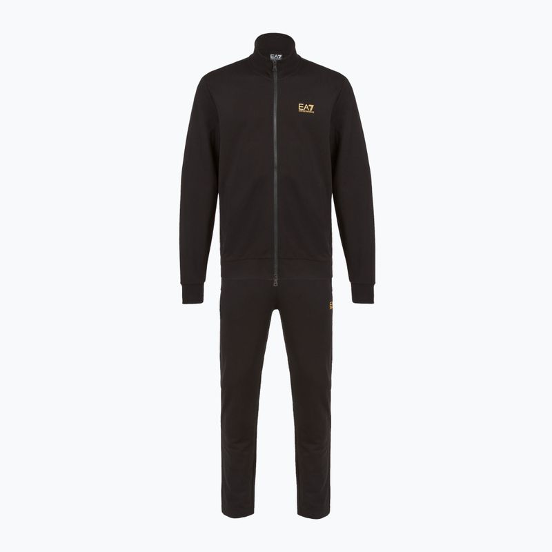 Мъжки анцуг EA7 Emporio Armani Train Core Identity FZ black/gold
