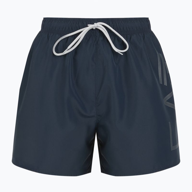 Мъжки EA7 Emporio Armani Къси панталони за плуване с голямо лого armani blue / silver