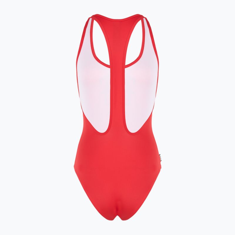 Дамски бански от една част EA7 Emporio Armani Maxi Logo One Piece racing red 2