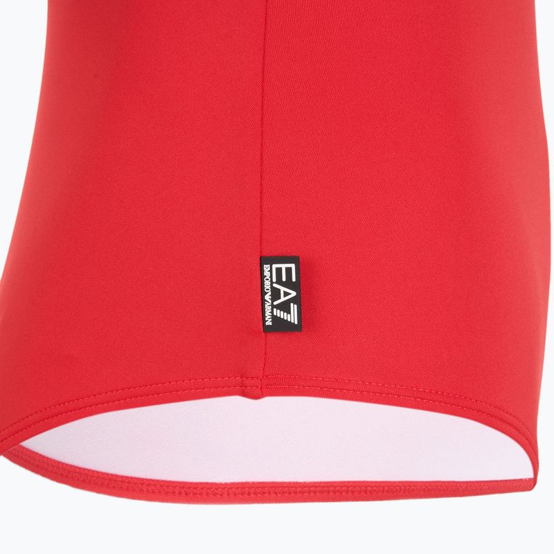Дамски бански от една част EA7 Emporio Armani Maxi Logo One Piece racing red 4