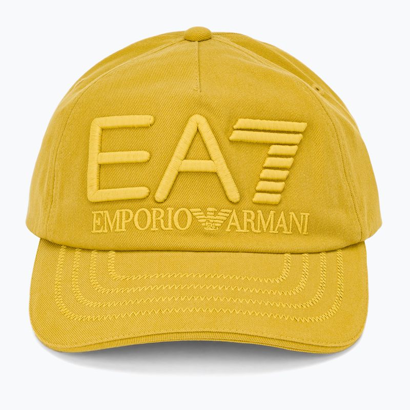 EA7 Emporio Armani Лого на влака Серия бродирани антични мъх бейзболна шапка 2