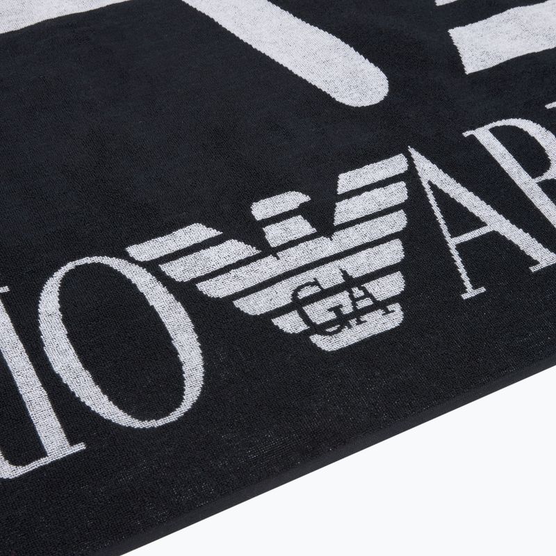 EA7 Emporio Armani Хавлиена кърпа Visibility black 2