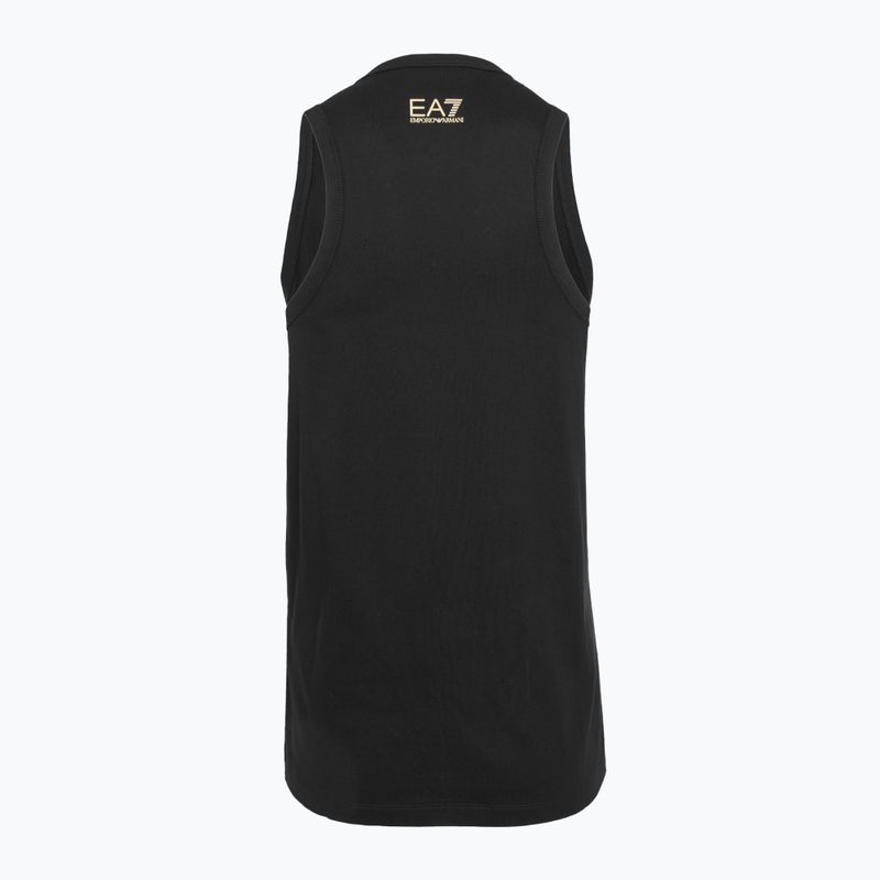 Дамски EA7 Emporio Armani Train Visibility Tank black/gold 2