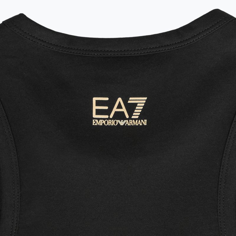 Дамски EA7 Emporio Armani Train Visibility Tank black/gold 3