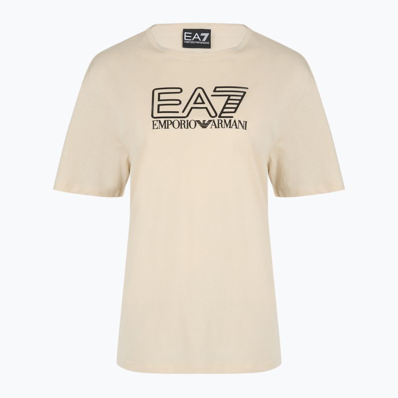 Дамска тениска EA7 Emporio Armani Train Visibility бадемово мляко