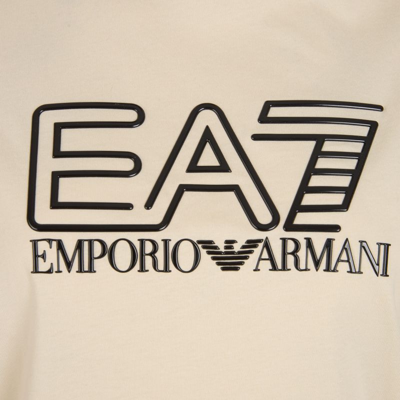 Дамска тениска EA7 Emporio Armani Train Visibility бадемово мляко 3