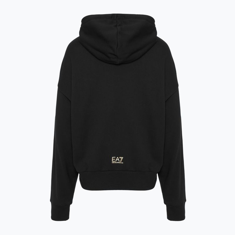 Дамски анцуг EA7 Emporio Armani Train Visibility HO CH FZ black/gold 4