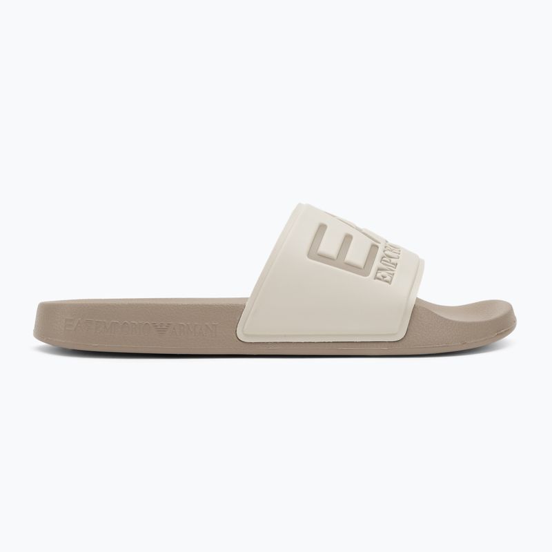 EA7 Emporio Armani Водни спортове Видимост джапанки калдъръм / сребриста бреза 2