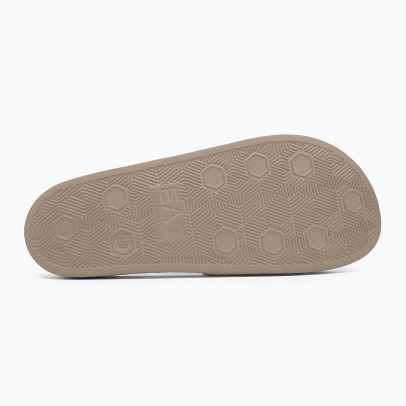 EA7 Emporio Armani Водни спортове Видимост джапанки калдъръм / сребриста бреза 4