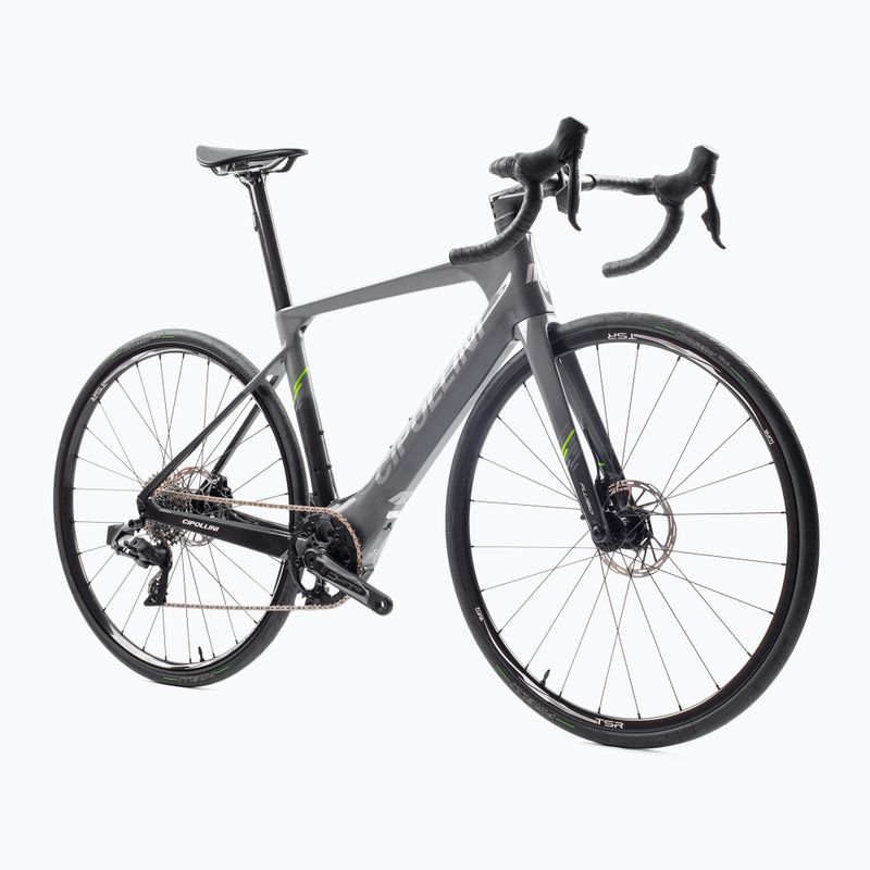 Електрически шосеен велосипед Cipollini FLUSSO DISC BRAKE SRAM RIVAL AXS greynardo карбон лъскав 2