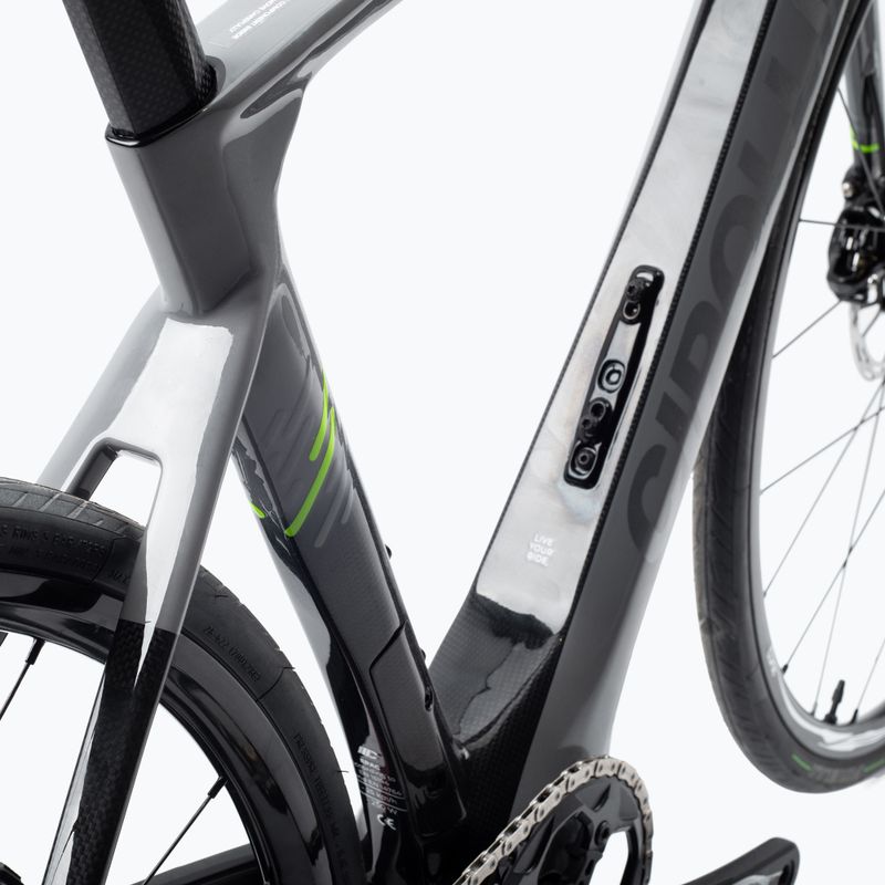 Електрически шосеен велосипед Cipollini FLUSSO DISC BRAKE SRAM RIVAL AXS greynardo карбон лъскав 7