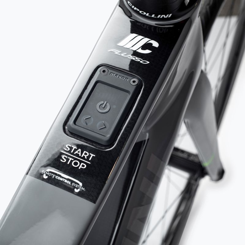 Електрически шосеен велосипед Cipollini FLUSSO DISC BRAKE SRAM RIVAL AXS greynardo карбон лъскав 8