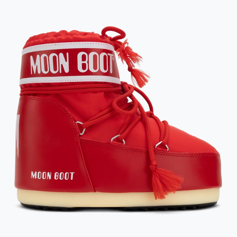 Moon Boot дамски ботуши за сняг Icon Low Nylon red 2
