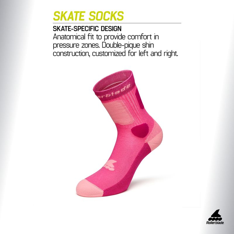 Чорапи Rollerblade Skate pink 2
