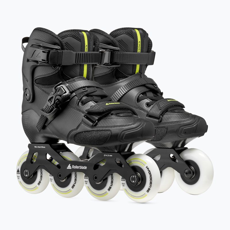 Мъжки ролери Rollerblade Crossfire LX black/lime 4