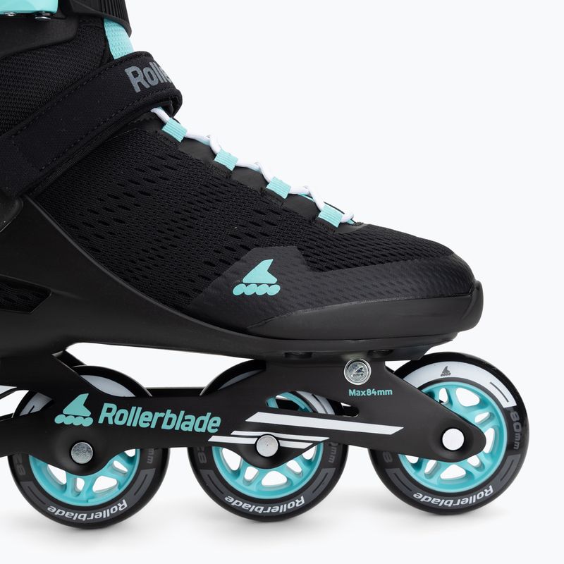 Дамски ролери Rollerblade Sirio 80 W black/teal blue 7