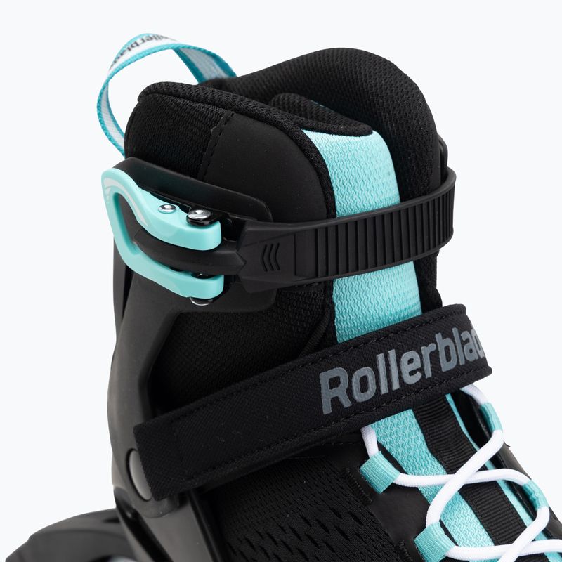 Дамски ролери Rollerblade Sirio 80 W black/teal blue 8