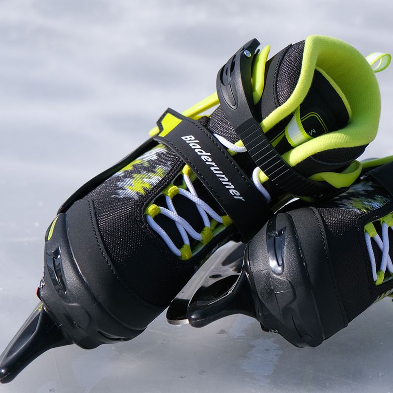 Детски кънки Bladerunner Micro Ice black/lime 15