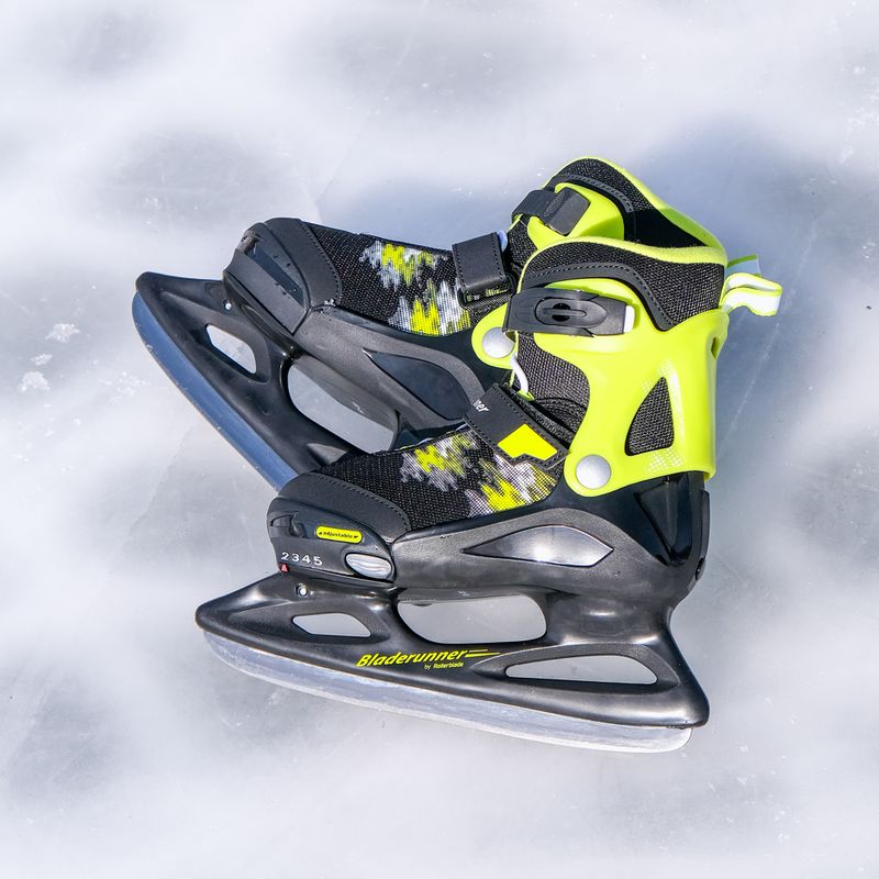 Детски кънки Bladerunner Micro Ice black/lime 16