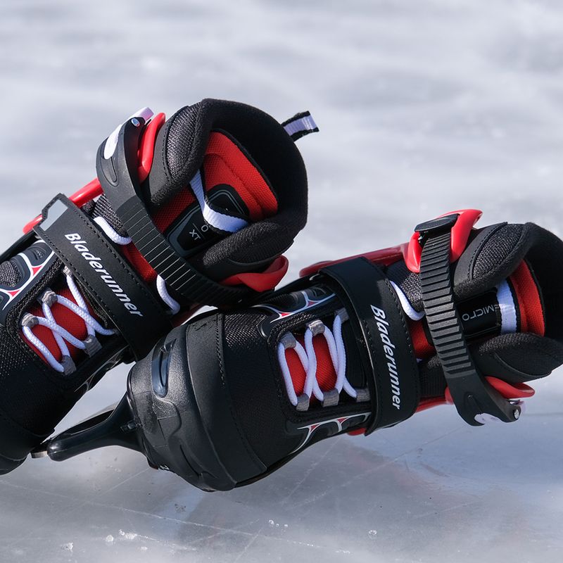 Детски кънки Bladerunner Micro Xt Ice black/red 8