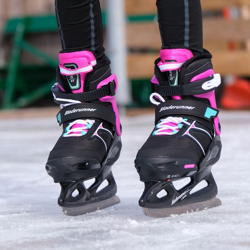 Детски кънки Bladerunner Micro Xt Ice G black/fuchsia 16