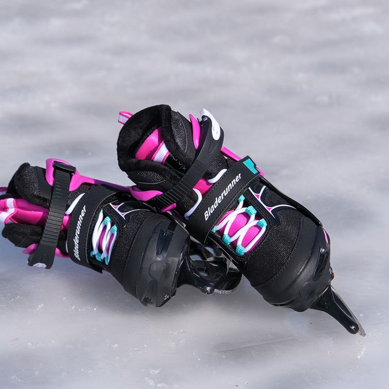 Детски кънки Bladerunner Micro Xt Ice G black/fuchsia 17