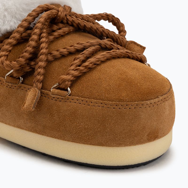 Дамски ботуши Moon Boot Evx Mule Велурени ботуши за сняг cognac/natural 7