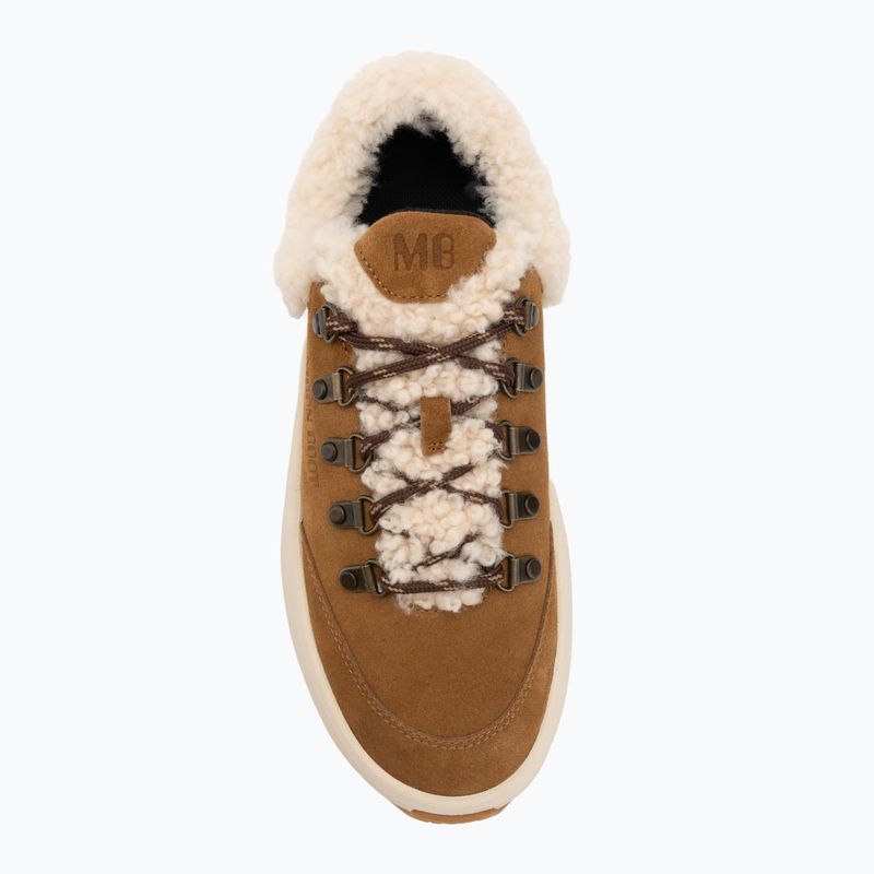 Дамски ботуши Moon Boot Moon247 City Shearling snow boots cognac 5