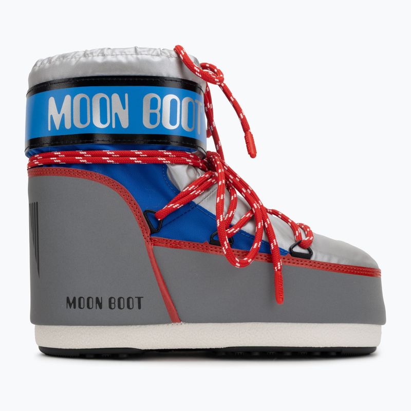 Дамски ботуши Moon Boot Icon Low Space Racing silver/blue/red snow boots 2