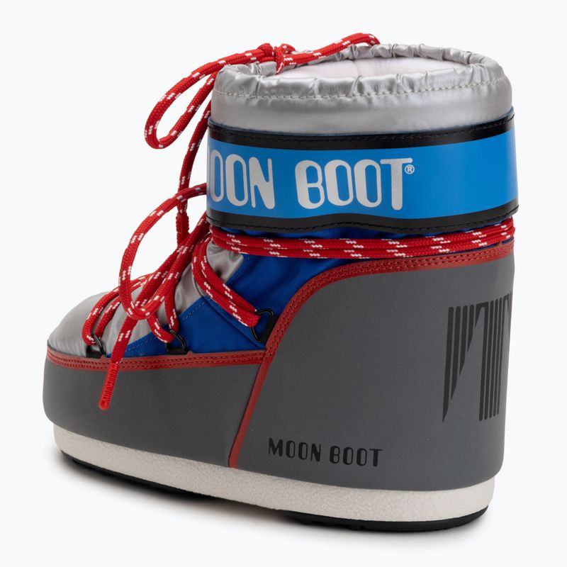 Дамски ботуши Moon Boot Icon Low Space Racing silver/blue/red snow boots 3