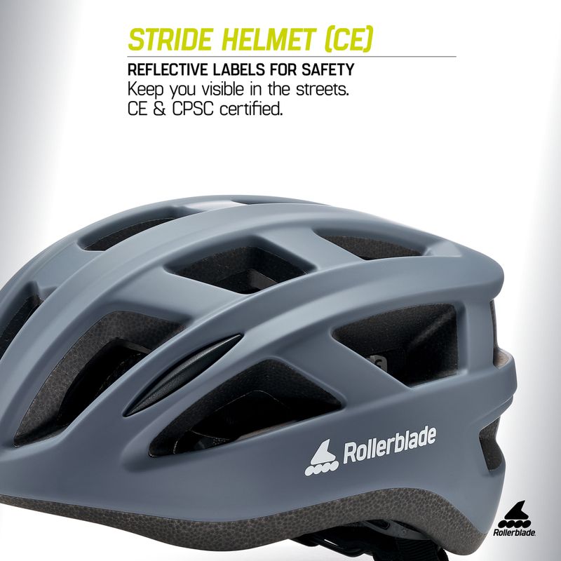 Каска Rollerblade Stride CE lunar blue 8