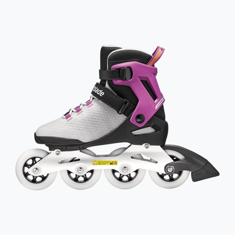 Дамски ролери Rollerblade Macroblade 84 W light grey/violet/orange 3