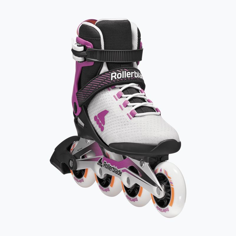 Дамски ролери Rollerblade Macroblade 84 W light grey/violet/orange 5