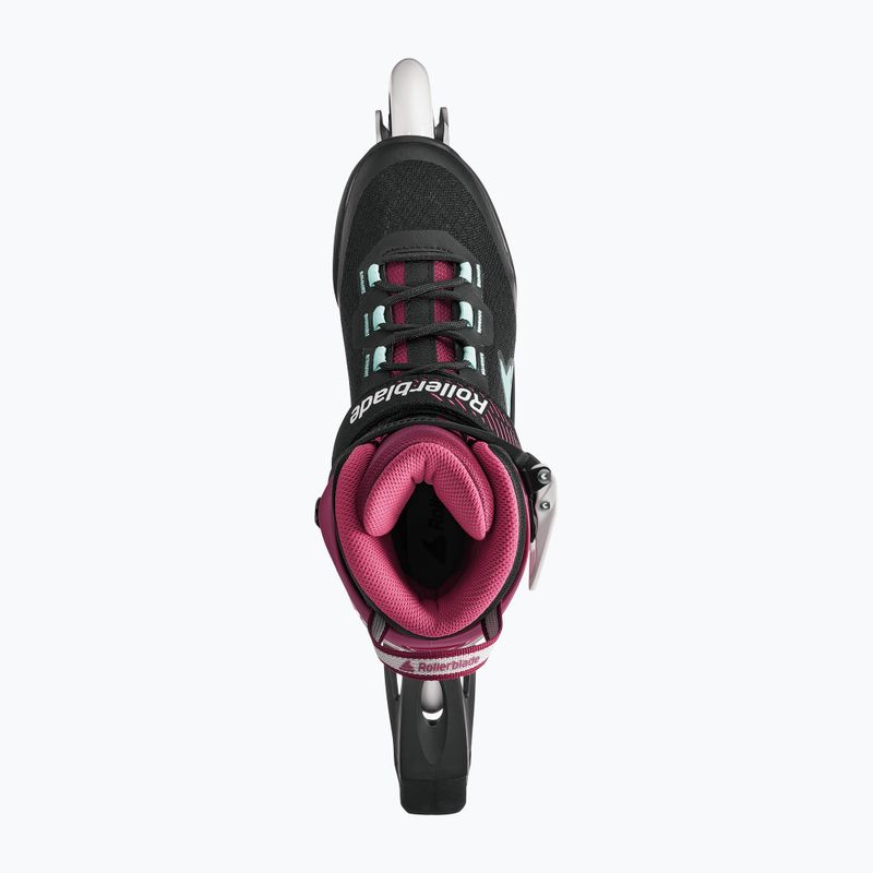 Дамски ролери Rollerblade Macroblade 84 W black/burgundy/ocean green 7