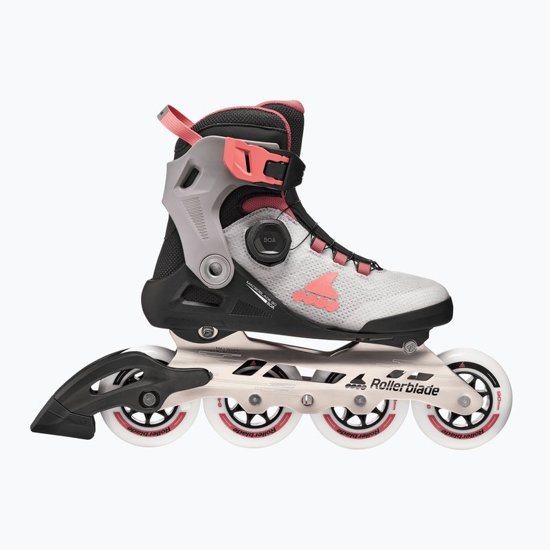 Дамски ролери Rollerblade Macroblade 90 Boa W grey/amethyst rose 2